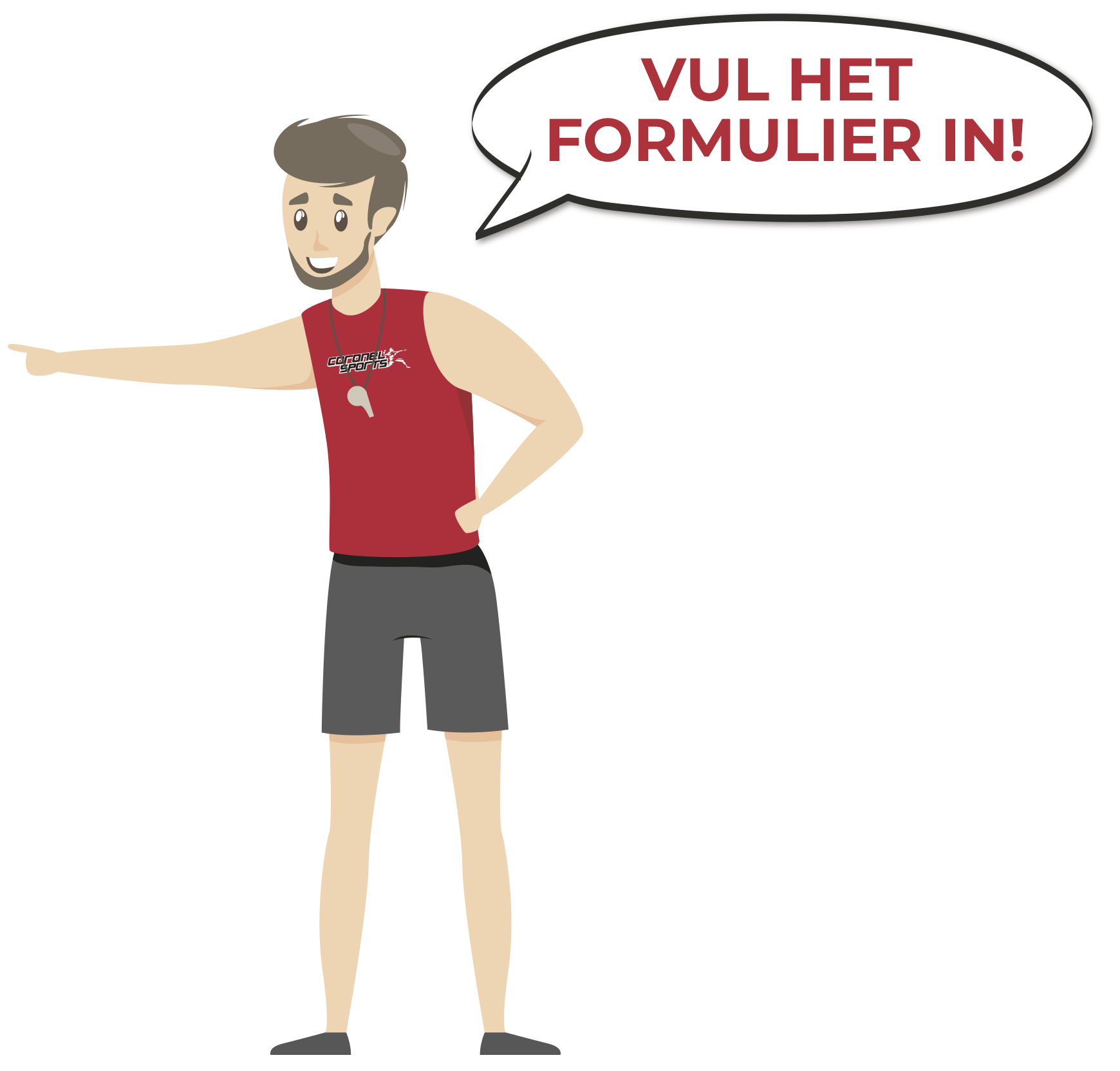 Wijzende man | sportschool | Coronel Sports Bunnik Wijzende man | sportschool | Coronel Sports Bunnik
