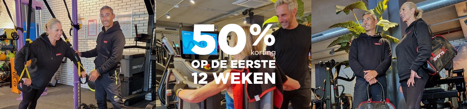 50% korting op de eerste 12 weken | Coronel Sports Bunnik