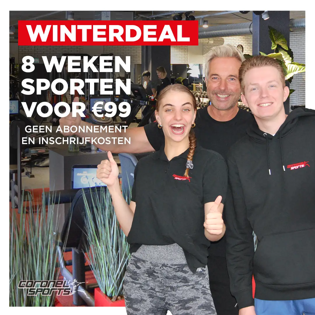 Winterdeal | 8 weken sporten | Coronel Sports Bunnik